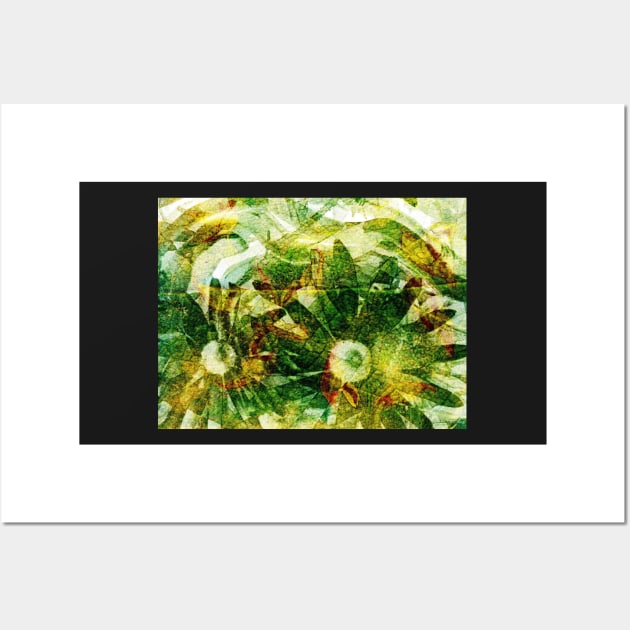 Swirling Flowers Wall Art by Marsal